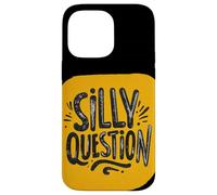 Colori freddi e logo con domande stupide Custodia per iPhone 14 Pro Max
