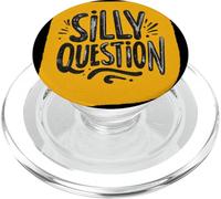 Colori freddi e logo con domande stupide PopSockets PopGrip per MagSafe