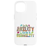 Colori inclusivi: vedere l'abilità non la disabilità Custodia per iPhone 15