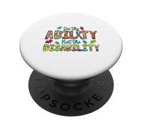 Colori inclusivi: vedere l'abilità non la disabilità PopSockets PopGrip Adesivo