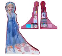 COLORI MAXI SET SAGOMATO FROZEN II DISNEY ELSA ANNA 56 PEZZI BAMBINA - FR0648