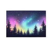 Colori misti Northern Lights Night Sky 1000 Pezzo Jigsaw Puzzle Per Adulti Puzzle In Legno Per Adulti Regali Home Decor