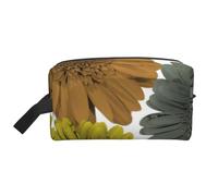 Colori moderni autunnali Gerbera Margherite floreali, Borsa per il trucco Borsa per cosmetici Borsa da viaggio portatile da viaggio Borsa per trucco Organizer