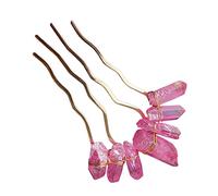 Colori Opzionale Moda Donna Cristallo Naturale Forcina Lega Copricapo Accessori Per Capelli Per Matrimonio Damigella D'onore