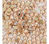 Colori SS3-SS50 Fondo dorato Strass di C di vetro Flatback Strass Pietra Accessori per nail art Decorazione fai da te - Ombra dorata - SS8-1440 pezzi