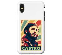 Colori Vintage Fidel Castro Custodia per iPhone X/XS