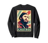 Colori Vintage Fidel Castro Felpa