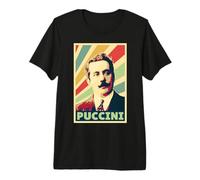 Colori Vintage Giacomo Puccini Maglietta Premium