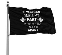 Colori Vivaci Bandiera Personalizzata Bandiere Da Balcone If You Can Smell My Fart You'Re Not Far Enough Apart 90X150Cm Flags Per Balcone Decorazione Conferenza