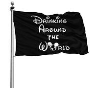 Colori Vivaci Bandiera Resistente Alle Intemperie Flags Drinking Around The World 90X150Cm Bandierine Per Ristoranti Decorazione Parata