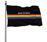 Colori Vivaci Bandiere Da Balcone Rinforzo Bandiera Love Is Love 90X150Cm Flags Per Ristoranti Balcone Conferenza
