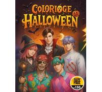 Coloriage D-émons et Idoles KPop: Coloriage chasseurs de démons | Manga dark d’Halloween | Personnages mystérieux et envoûtants