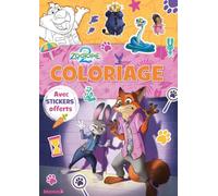 Coloriage Disney Zootopie 2: Avec stickers offerts