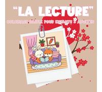 Coloriage « La Lecture »: 40 pages simples et amusantes pour enfants dès 3 ans - Animaux Mignons qui lisent, chats, chiens, hiboux, lapins à colorier