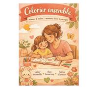 Coloriage maman & enfant: moment doux à partager