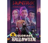 Coloriage Manga Dark Halloween: Dessin à colorier K-pop | Scènes mythiques et sombres d’Halloween | Art surnaturel