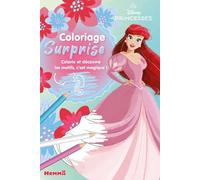 Coloriage surprise Disney Princesses (Ariel): Colorie et découvre les motifs, c'est magique !