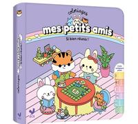 Coloriages mes petits amis : Si bien réunis !: Avec 6 mini surligneurs pastel
