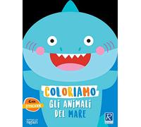 Coloriamo gli animali del mare. Con stickers