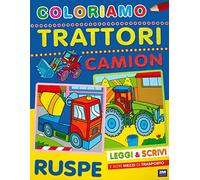 Coloriamo trattori, camion e ruspe