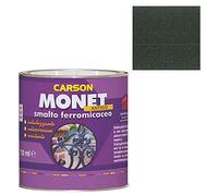 Colorificio Carson Monet Antico Smalto Ferromicaceo Anticorrosivo Antichizzante Vernice Specifico Per Ferro E Ferro Battuto Come Cancelli Ringhiere Recinsioni Lampioni (1000 - GRIGIO SCURO)