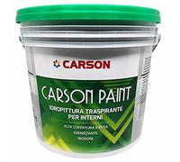 Colorificio Carson Paint Idro Pittura Traspirante Super Coprente Per Interni All'Acqua Bianca (14 LT)