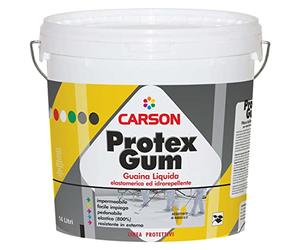 Colorificio Carson Protexgum Protex Guaina Liquida Impermeabilizzante Per Tetti Terrazze Guaine Bituminose 4 Lt Bianco