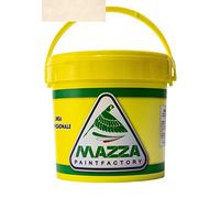COLORIFICIO MAZZA Pittura Decorativa Per Interni Effetto Sabbiato Lt 5 Sabbia Vernice Muro Effetto Metallizzato Cangiante Perlescente Idropittura Murale Colorata (Avorio Beige Chiarissimo Sbp3097)