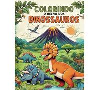 Colorindo no Mundo dos Dinossauros