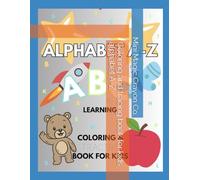 Coloring and tracing book for kids alphabet A-Z