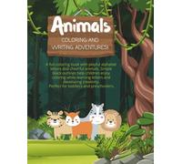Coloring and writing Adventures: Fun Alphabet Letters and Cheerful Animals Coloring Book