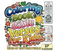 Coloring Bible Verses For Kids: Word Of God From Psalm | Graffiti coloring | Bold Lines Letter