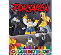 Coloring Book: 40+ JUMBO Drawing Pages Of Forsa-ken's Characters and KPops Iconic Scenes for Teens Kids Boys Girls Ages 4-8 8-12