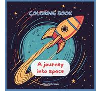 Coloring book A journey into space