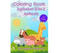 Coloring Book: Alphabet A to Z animals