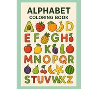 Coloring Book Alphabet - Food