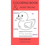 Coloring Book and Word Tracing: Color Me