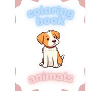 Coloring Book Animals: A to Z Animals Alphabet Coloring Book for Kids Ages 3-6: Learn Letters and Animal Names | One Animal Per Page | Big Hollow ... Guides | Simple & Cute Animal Illustrations