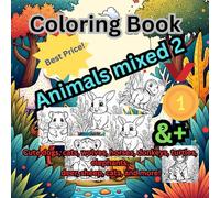 Coloring Book: Animals Mixed 2