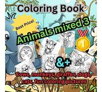 Coloring Book: Animals Mixed 3