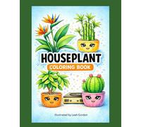 Coloring Book: Bold & Easy: Houseplants