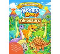 Coloring Book Boomy Box Dinosaurs - Premium Edition