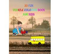 Coloring Book-Bus, Bikes, Scooter for Kids and Adults