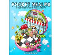 Coloring Book Cafe Pocket Realms (Tascabile)