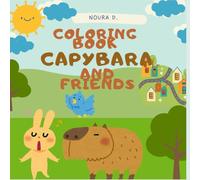 Coloring Book Capybara and Friends