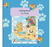 Coloring Book Cat Family