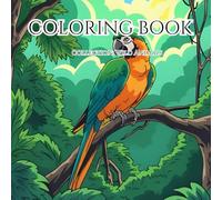 Coloring Book - Collection Wild Animals: Stress Relief and mindfulness for teens and adults