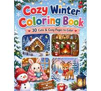 COLORING BOOK - COZY WINTER: Wonderful WInter World