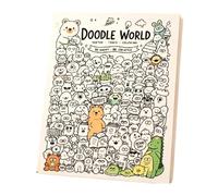 Coloring Book Creative Cartoon Doodle Relaxation Tracing Art Workbooks
