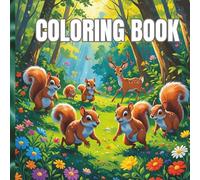 Coloring Book: Cute animals,houses and princess for children.